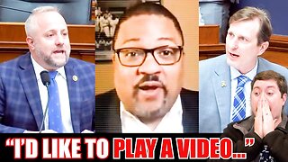 MAGA warrior plays a video that makes every Dem in the room RUIN THEIR SUIT