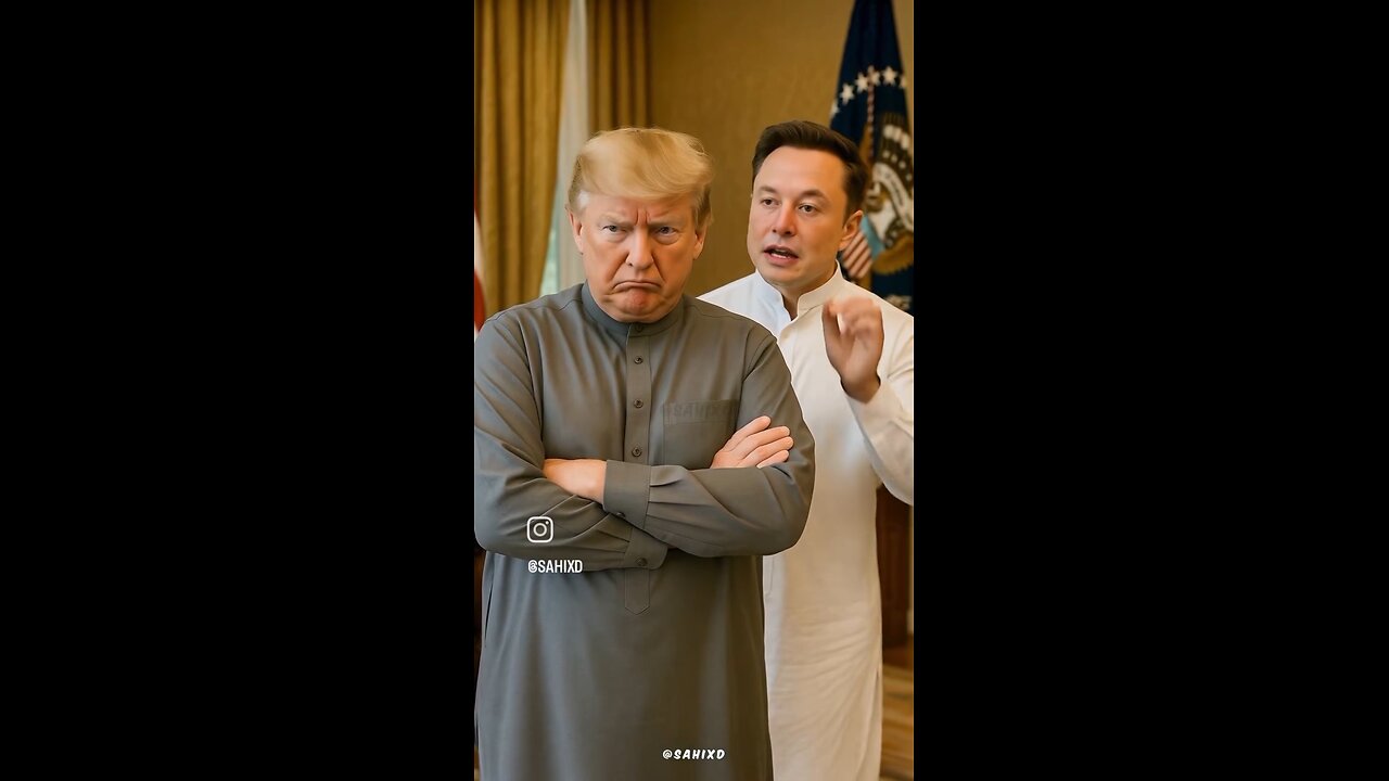 “Trump Enjoys Biryani While a Secret Watcher Looks On 👀🍛 | Unexpected Kitchen Twist!”