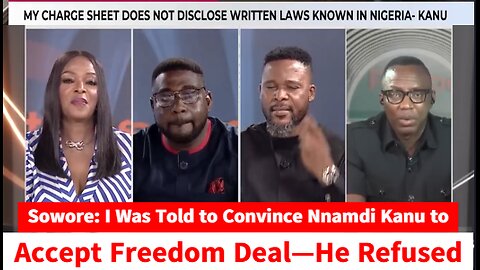 Sowore: I Was Told to Convince Nnamdi Kanu to Accept Freedom Deal—He Refused