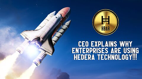 CEO Explains Why Enterprises Are Using Hedera Technology!!!