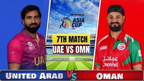 United Arab Emirates vs Oman Live | UAE vs OMN Live | Asia Cup T20 2025 Live Score Commentary