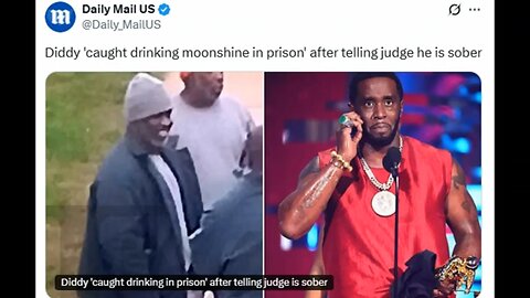 Sean ‘Diddy’ Combs Busted Drinking Alcohol at FCI Fort Dix Prison!