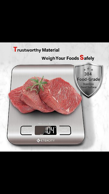 ⚖️ Etekcity Food Kitchen Scale | Precision Digital Scale for Weight Loss, Baking,Cooking & Keto Meal