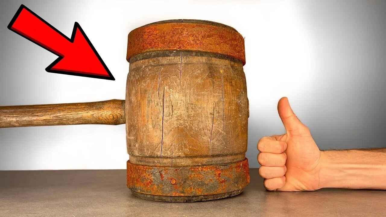 I Restored a Giant Hammer From a Flea Market! 🔨