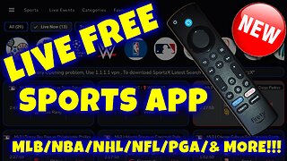 ⚾🏀🏈 NEW LIVE FREE SPORTS APP - Firestick Android/GoogleTV ⚾🏀🏈