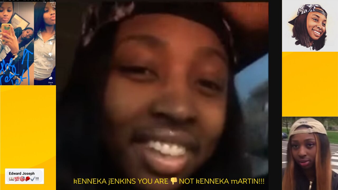 kENNEKA jENKINS YOU ARE 👎 NOT kENNEKA mARTIN!!!