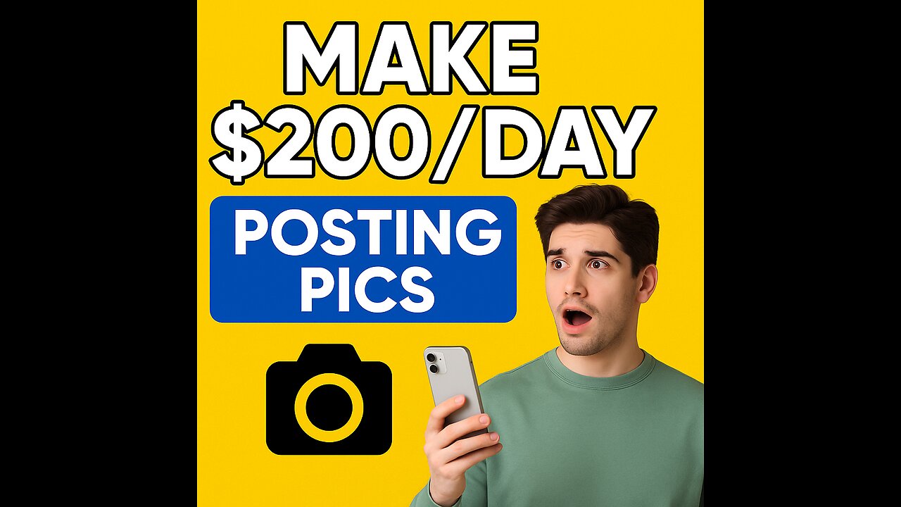 Make $200/Day Posting Pics – No Experience Needed!