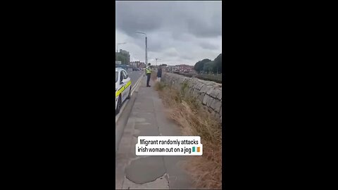 🇮🇪Ireland police PROTECT an illegal immigrant, after it assauIted an Irish woman.