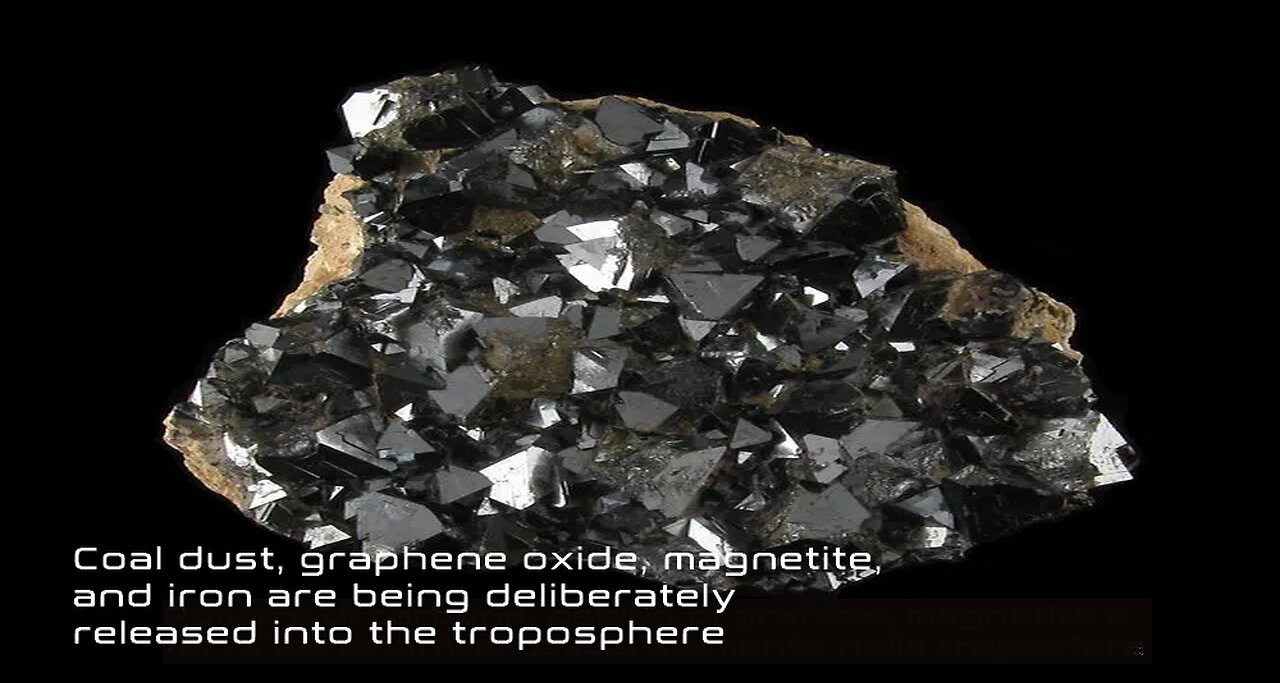 Polvere di carbone, grafene, magnetite e ferro diffusi deliberatamente nella troposfera