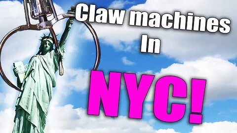 Playing Claw Machines in NEW YORK CITY!
