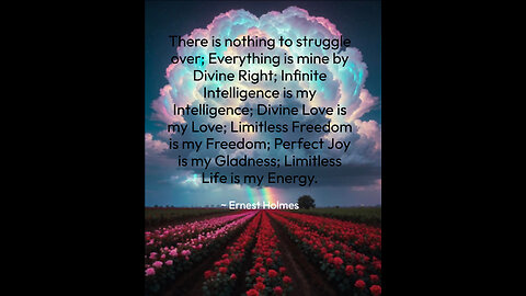 Affirmation.