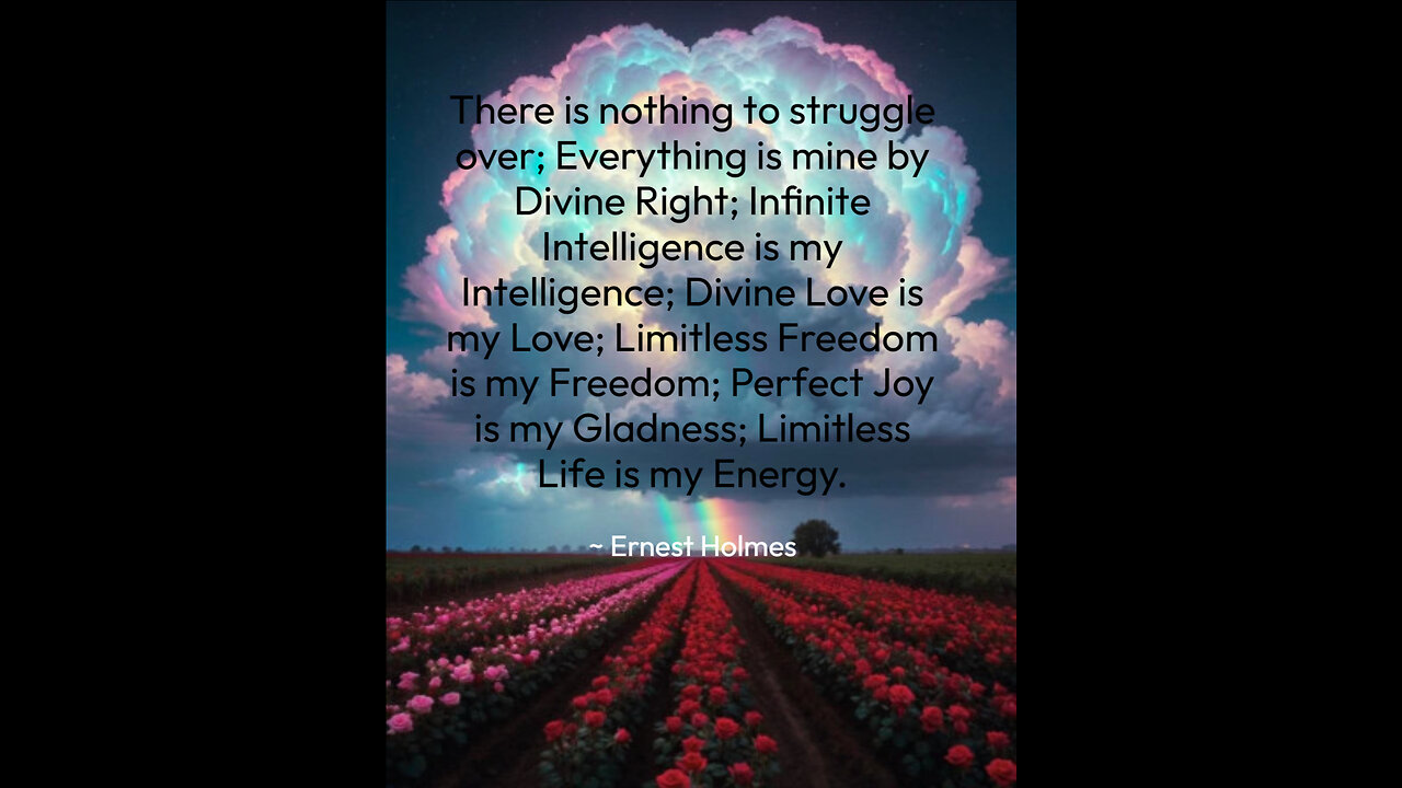Affirmation.