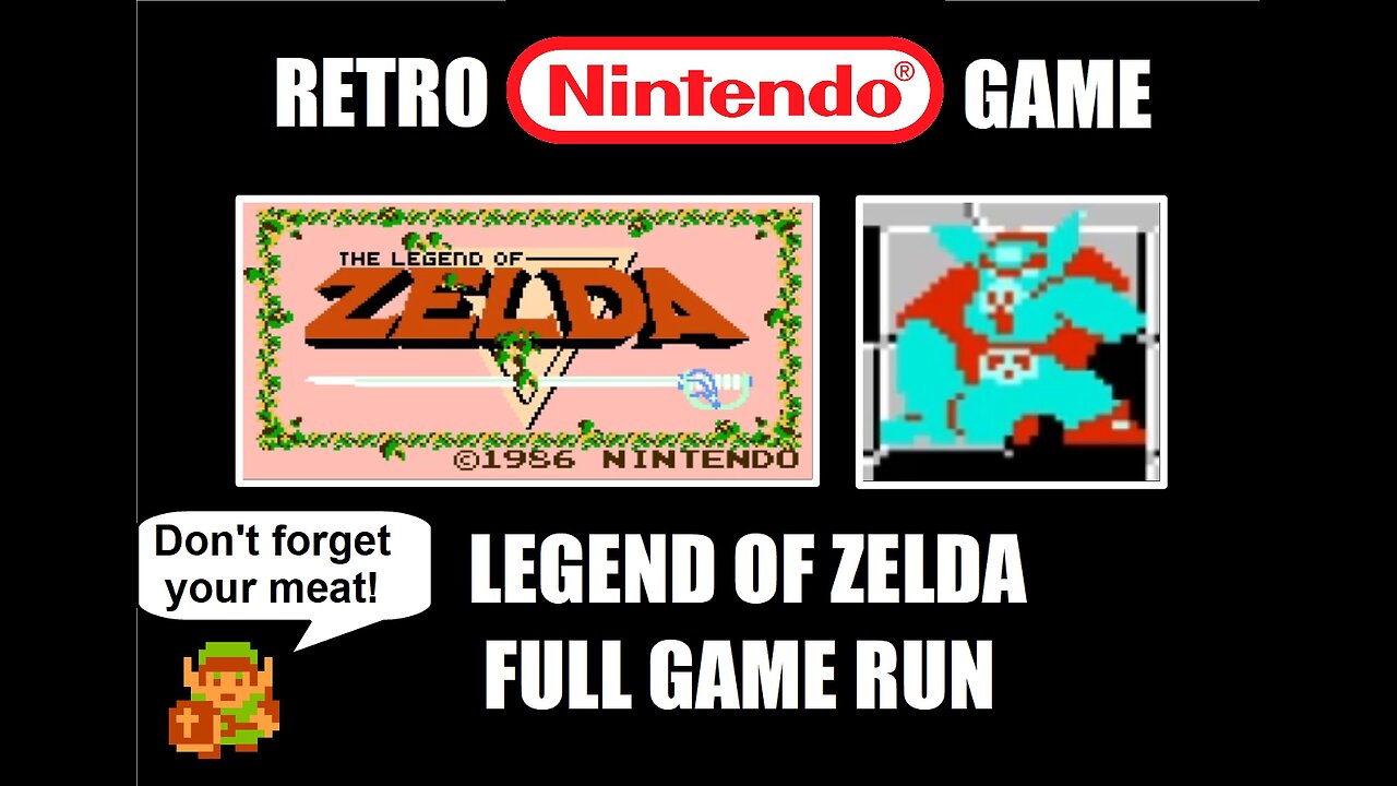Legend of Zelda Speed Run: Drink & Chill with BrightGaming playing a classic NES Nintendo game