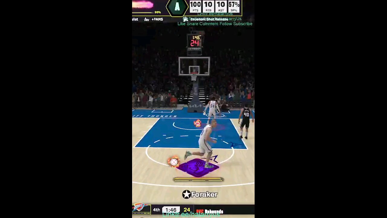 100 Point Quadruple Double All-star #mycareer #mycareer2k #nba2k25 #2k25
