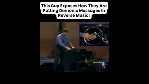 Music played backwards