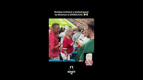 Grandma Throws a Punch at the Game… and It’s the Most Diabolical Thing You’ll See Today 😭💀🏈