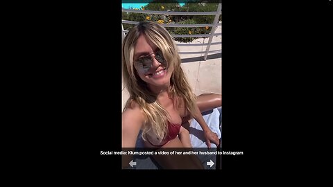 Heidi gropes her husband Tom Kaulitz before he rubs oil into her butt