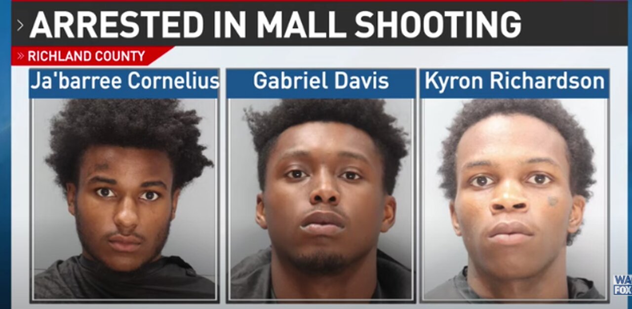 Three Black Teens Arrested in Connection with Columbia Mall Shooting