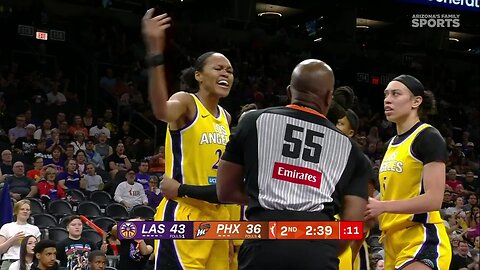 👀 TECH, Azura THROWN DOWN by Satou Sabally, Tosses Ball at her | WNBA women's basketball