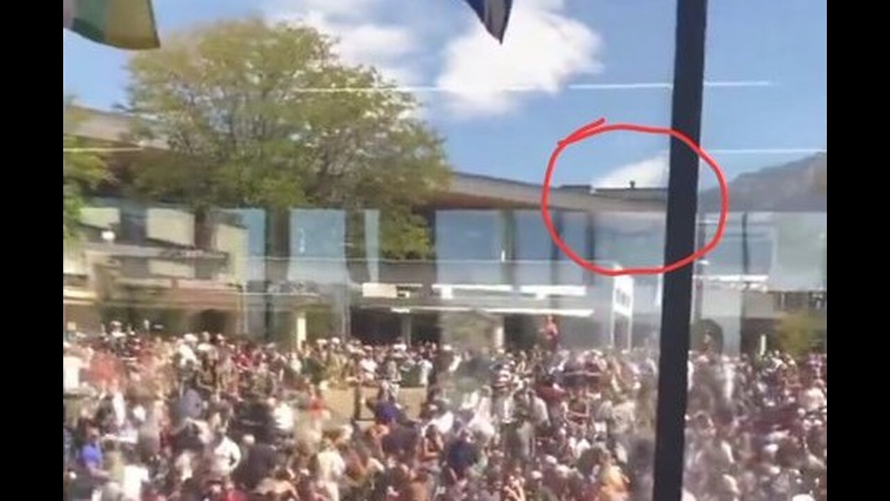 Charlie Kirk's ASSASSIN spotted on the ROOF?