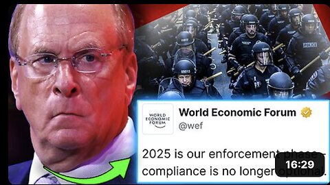 Larry Fink Warns Resistance to WEF-BlackRock Means 'Certain Death'