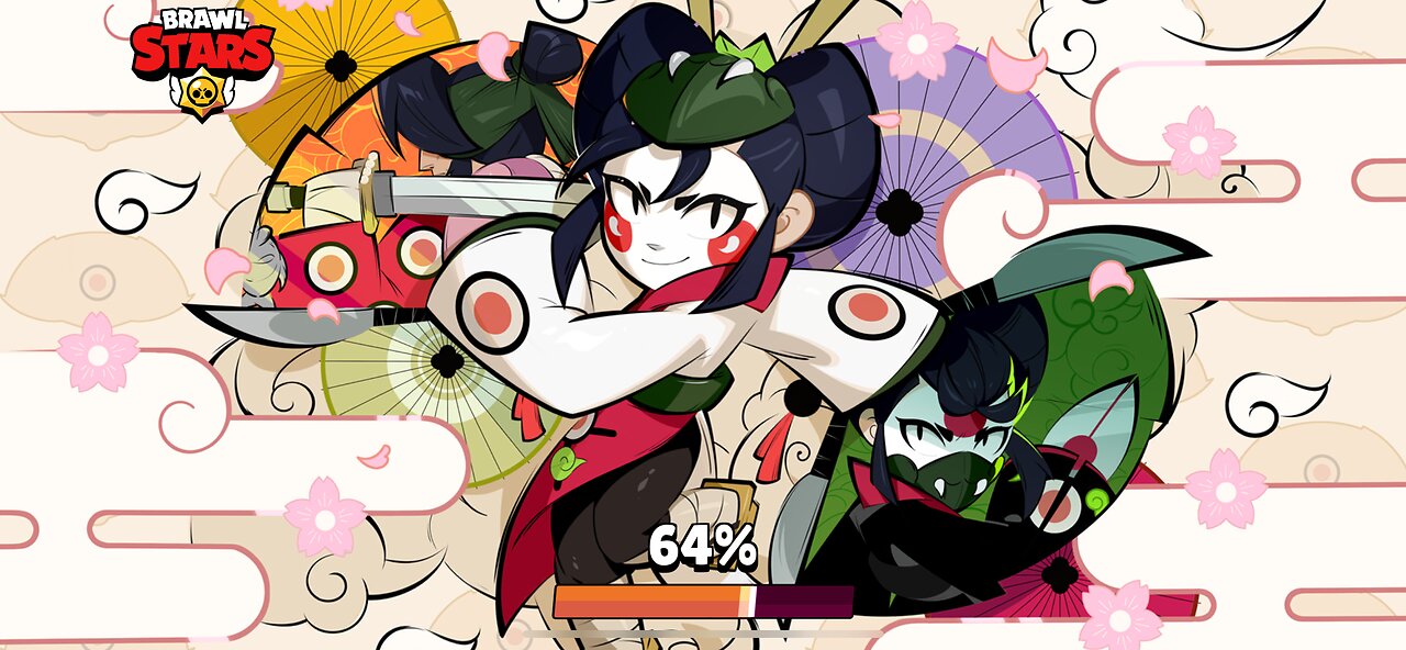 Brawl Stars, Gameplay. Saki, wasabi and banzai Trees