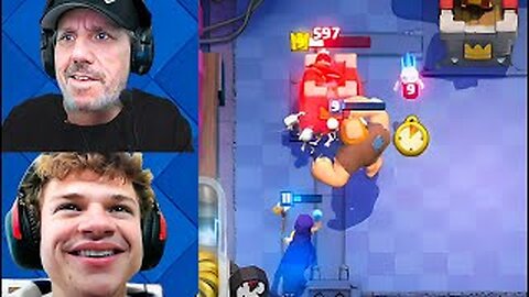 Coaching My Dad in Clash Royale!