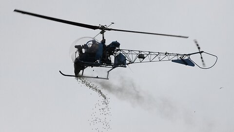 Helicopter Marshmallow Drop on Good Friday in Wayne County, Michigan