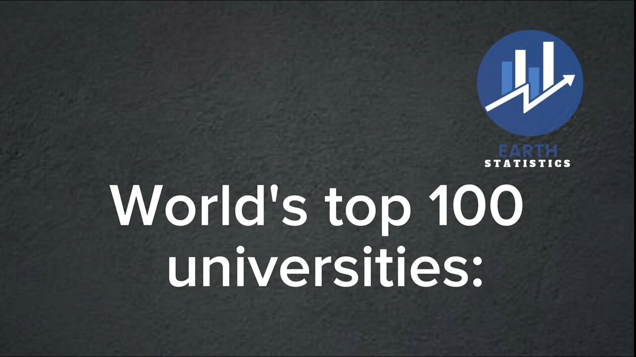 World's top 100 universities...