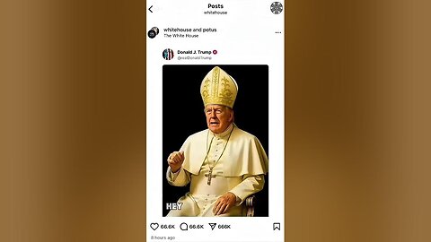 Trump Defends AI Pope Image: “They Can’t Take a Joke”