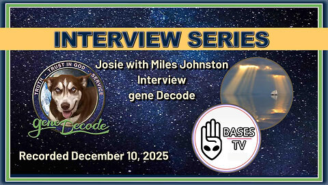 2025-12-10: Josie Posie with Miles Johnston interview gene Decode - Part 1