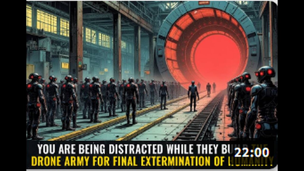 You are being DISTRACTED while they build the DRONE ARMY for final extermination of humanity