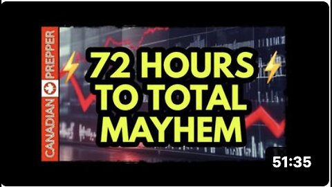 "Economic Collapse, Market Shutdown, No Elections Expected Within 72 Hours"