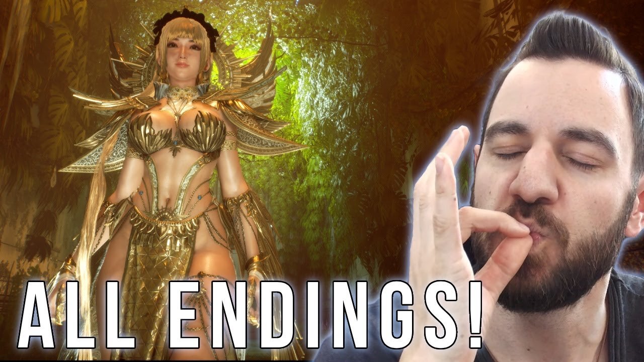 REACTING to ALL 3 STELLAR BLADE ENDINGS