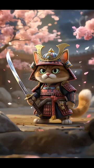 A little bit of the samurai fighting style