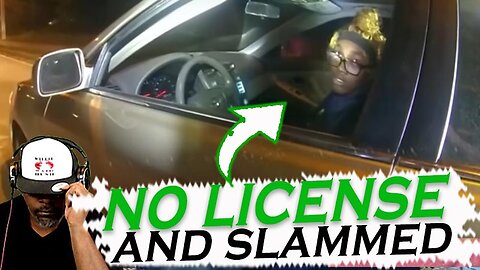 Young Black Woman Traffic Stop Goes Left
