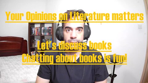 I Want Us to Chat About Books, Stories and Essays Together