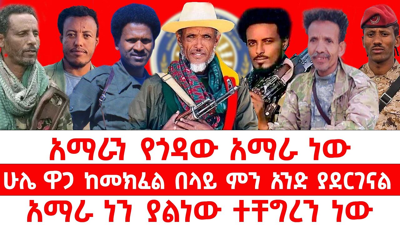 አማራን የጎዳው አማራ ነው // ሁሌ ዋጋ ከመክፈል በላይ ምን አንድ ያደርገናል // አማራ ነን ያልነው ተቸግረን ነው