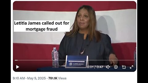 Letitia James called out for Mortgage fraud, they accuse others of what they do
