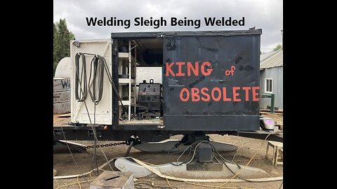 Little Welding on the Welding Sleigh Today June 09 2025