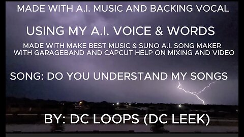 DO YOU UNDERSTAND MY SONGS