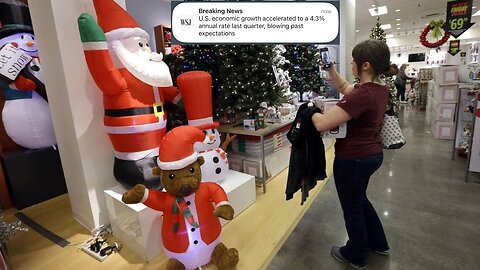 The Left's 'Economic Malaise' Narrative Blown Apart By 'Unexpected' 3rd Quarter GDP Numbers