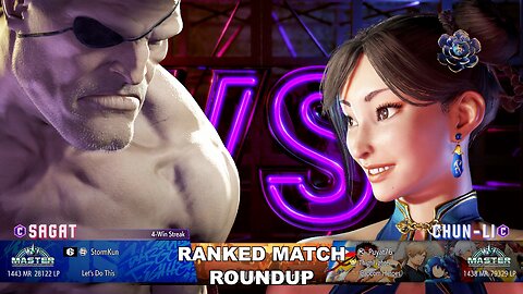 Kuya Kalbo SF6 Ranked Match Roundup. Chun Li Master Rank [Hori Fight Stick]