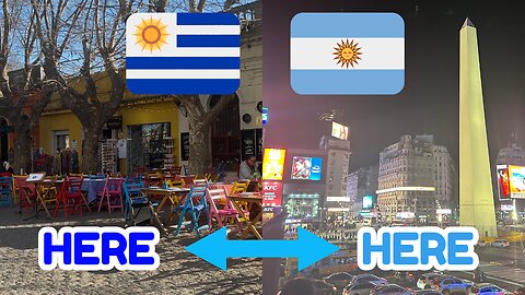 ⚠️ How to take the ferry from URUGUAY to ARGENTINA (and vice versa) 🇺🇾🇦🇷
