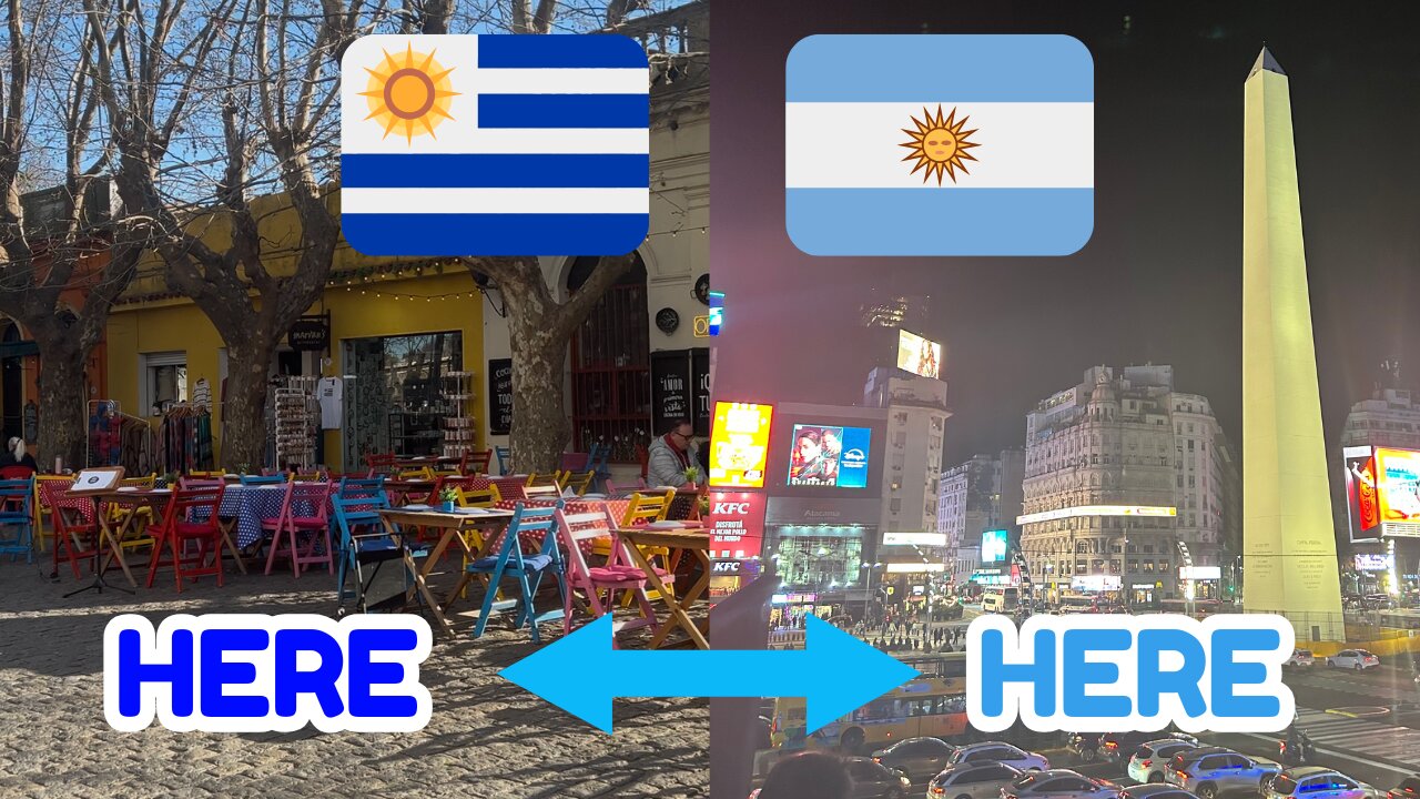 ⚠️ How to take the ferry from URUGUAY to ARGENTINA (and vice versa) 🇺🇾🇦🇷
