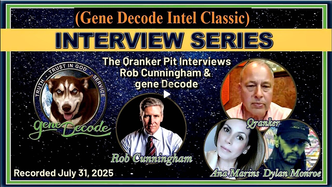 2025-07-31: The Qranker Pit Episode 7 with gene Decode & Rob Cunningham