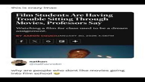 America’s Future Filmmakers Can’t Sit Through a Single Movie Without