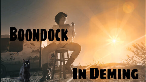 Boondocking in my Bus.... (thrift show and tell)