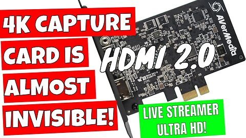 Avermedia LIVE Streamer Ultra HD GC571 Tiny PCIe Gen3 x1 Slot 4K HDMI 2 0 HDR VRR Capture Card
