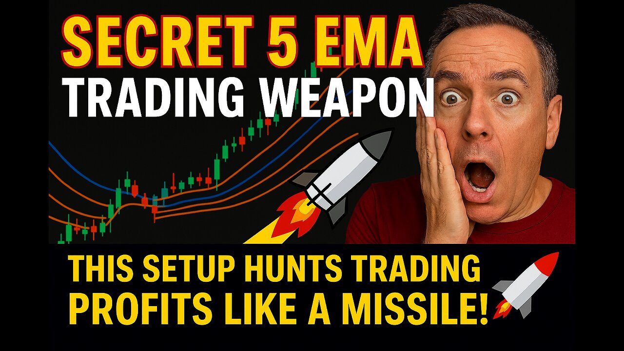SECRET 5 EMA TRADING WEAPON: This Setup HUNTS TRADING PROFITS LIKE A MISSILE!